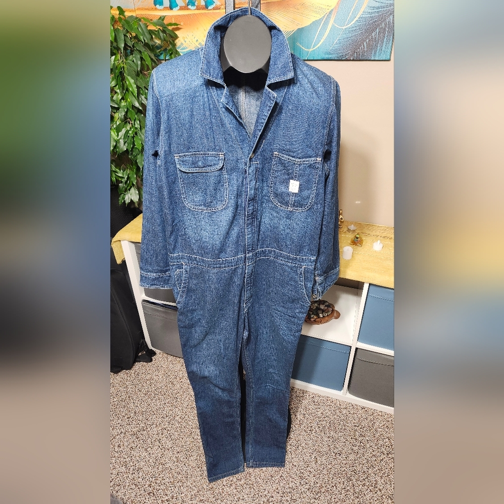 Ralph Lauren Denim Supply Women's Large Coveralls Boiler Suit - Picture 2 of 14